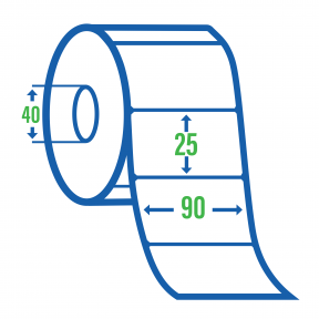 Термоэтикетка T.Eco 90 x 25