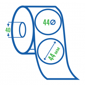 Термоэтикетка T.Top 44 x 44 (круг)