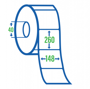 Термоэтикетка T.Eco 148 x 260